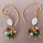 Aros Madre Perla Ovalada